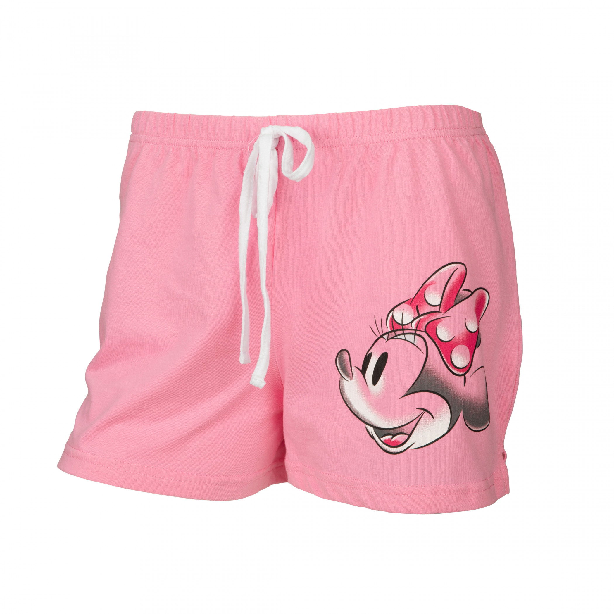 Minnie Mouse Classic Pink Print Junior's Shorts